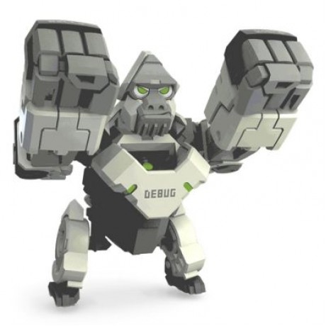 Xiaomi Youpin ABS Folding Changeable Programming Ape Toy (SILVER)