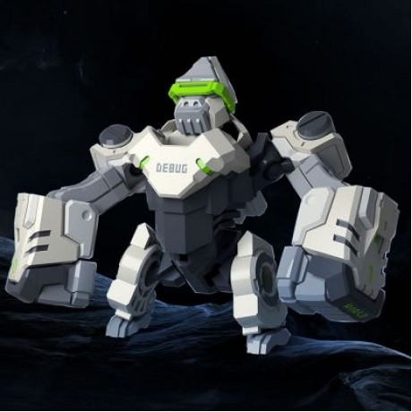 Xiaomi Youpin ABS Folding Changeable Programming Ape Toy (SILVER)