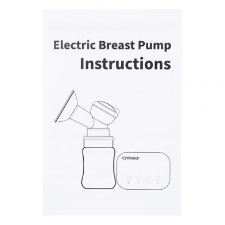 Cmbear Rechargeable Electric Multi-mode Adjustable Breast Pump (WHITE)