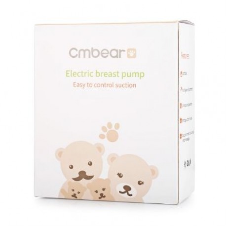 Cmbear Rechargeable Electric Multi-mode Adjustable Breast Pump (WHITE)