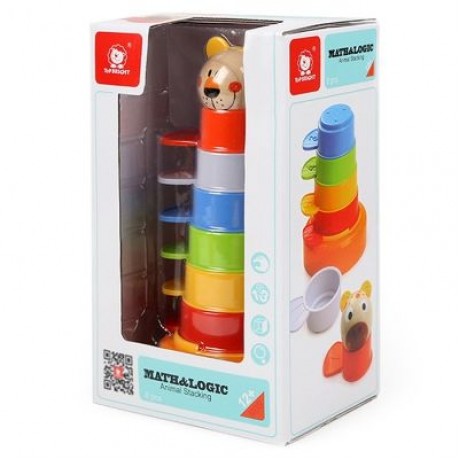 Topbright Puzzle Jenga Baby Cognitive Stacking Cup Block Toys (MULTI-A)