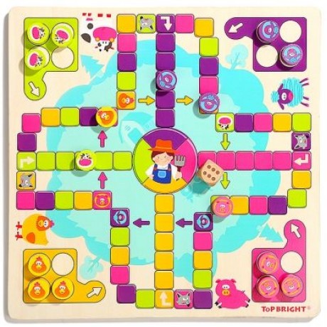 Topbright 120341 Child Flight Chess Puzzle Toys Parenting Interactive Board Game (MULTI)