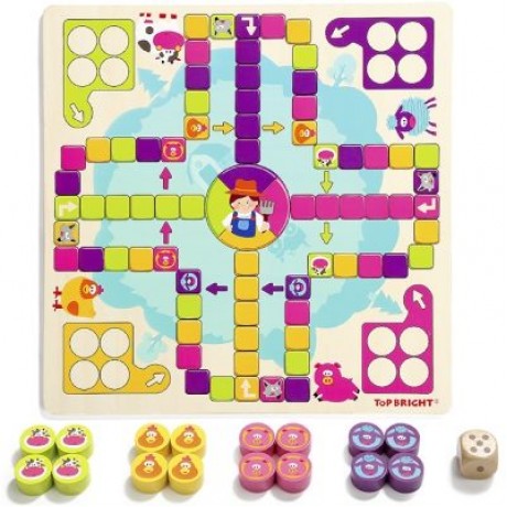 Topbright 120341 Child Flight Chess Puzzle Toys Parenting Interactive Board Game (MULTI)