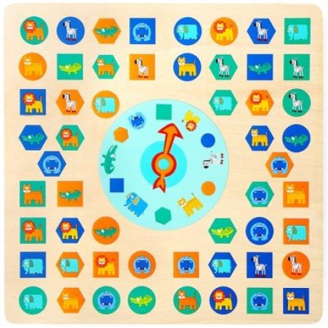 Topbright 130710 Two-sided Flying Chess Puzzle Toy Board Game for Kids (MULTI)