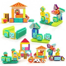 Topbright Cartoon Farm Animals Building Blocks Educational Kids Toy Children Gift  (MULTI-