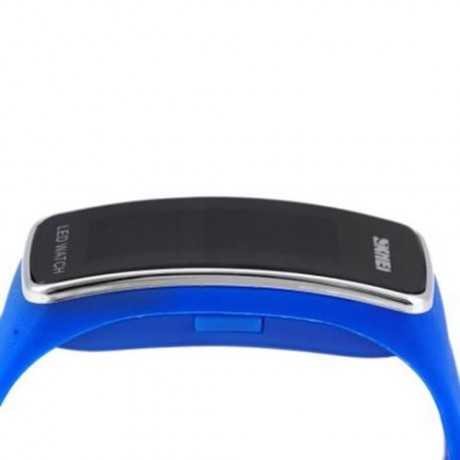 SKMEI 1119 LED SPORTS WATCH WITH DATE FUNCTION RUBBER BAND (BLUE)