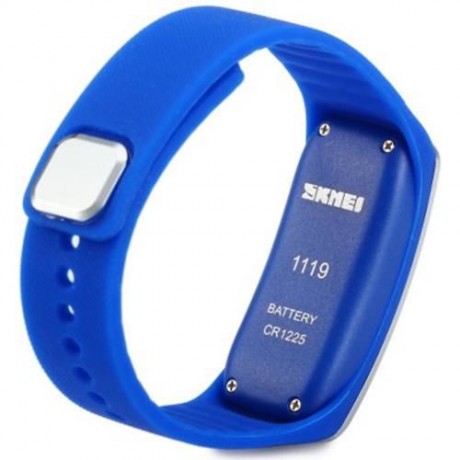 SKMEI 1119 LED SPORTS WATCH WITH DATE FUNCTION RUBBER BAND (BLUE)