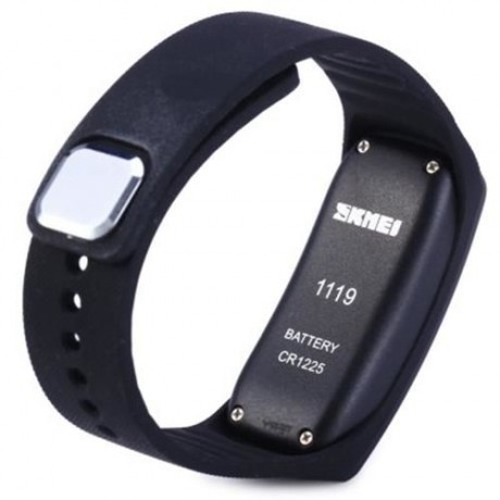 SKMEI 1119 LED SPORTS WATCH WITH DATE FUNCTION RUBBER BAND (BLACK)