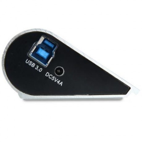 ALUMINUM ALLOY 4 USB3.0 PORTS HUB 2 QUICK CHARGE INTERFACES SMART CHARGER WITH US PLUG POW