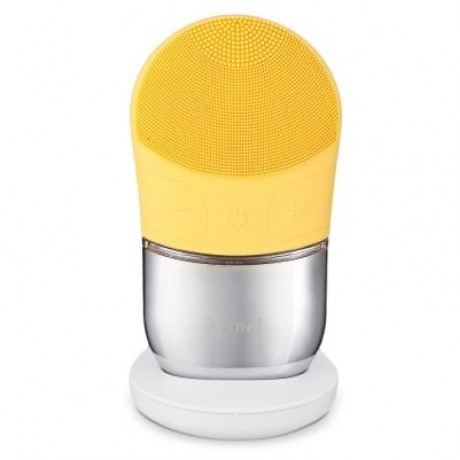 Kemei KM - 1070 Waterproof Silicone Facial Cleansing Brush Vibrating Massager (MULTI)