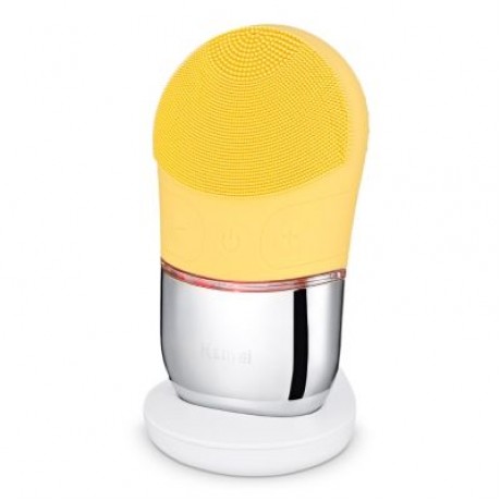 Kemei KM - 1070 Waterproof Silicone Facial Cleansing Brush Vibrating Massager (MULTI)