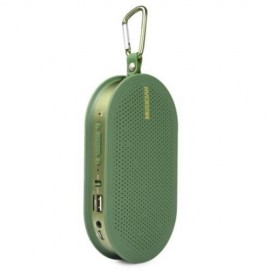 F8 BLUETOOTH 3.0 HANDSFREE SPEAKER WITH MIC VOLUME CONTROL SUPPORT TF CARD (GREEN)