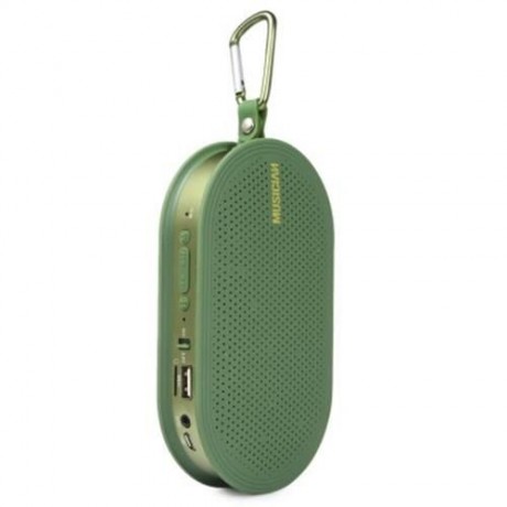 F8 BLUETOOTH 3.0 HANDSFREE SPEAKER WITH MIC VOLUME CONTROL SUPPORT TF CARD (GREEN)