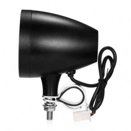 AOVEISE MT473 12V MOTORCYCLE MP3 AUDIO PLAYER BLUETOOTH SPEAKERS FM TUNER (BLACK)