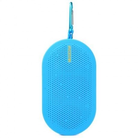 F8 BLUETOOTH 3.0 HANDSFREE SPEAKER WITH MIC VOLUME CONTROL SUPPORT TF CARD (BLUE)