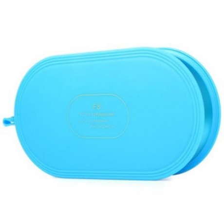 F8 BLUETOOTH 3.0 HANDSFREE SPEAKER WITH MIC VOLUME CONTROL SUPPORT TF CARD (BLUE)