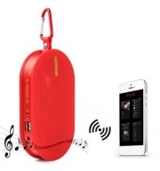 F8 BLUETOOTH 3.0 HANDSFREE SPEAKER WITH MIC VOLUME CONTROL SUPPORT TF CARD (RED)