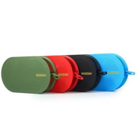 F8 BLUETOOTH 3.0 HANDSFREE SPEAKER WITH MIC VOLUME CONTROL SUPPORT TF CARD (RED)