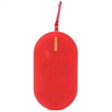F8 BLUETOOTH 3.0 HANDSFREE SPEAKER WITH MIC VOLUME CONTROL SUPPORT TF CARD (RED)