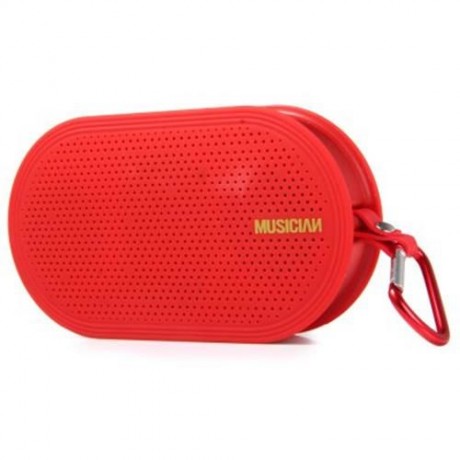 F8 BLUETOOTH 3.0 HANDSFREE SPEAKER WITH MIC VOLUME CONTROL SUPPORT TF CARD (RED)