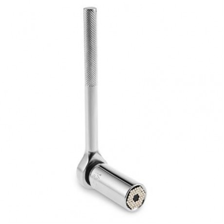 7 - 19mm 3 Pieces Hand Tool Set Universal Socket Wrench (SILVER)