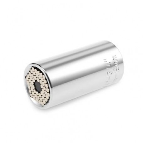7 - 19mm 3 Pieces Hand Tool Set Universal Socket Wrench (SILVER)