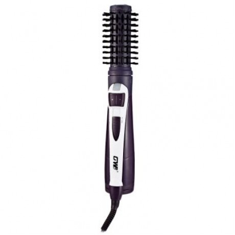 GW - 6508 Hair Styling Tool Dryer Curler Electric 2 in 1 Rotating Hot Brush (PURPLE)