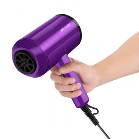 Shunrui XL - 6666 1000W Professional Quick Dry Hair Dryer for Home Barbershop (PURPLE)