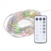 120 LEDs 12m Fairy Copper String Light DIY Shape 8 Modes with Remote Control (MULTI)