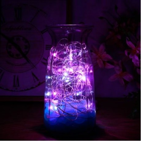 120 LEDs 12m Fairy Copper String Light DIY Shape 8 Modes with Remote Control (MULTI)