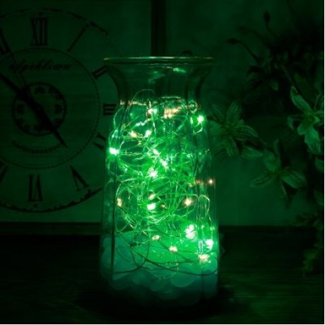 120 LEDs 12m Fairy Copper String Light DIY Shape 8 Modes with Remote Control (MULTI)