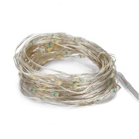 120 LEDs 12m Fairy Copper String Light DIY Shape 8 Modes with Remote Control (MULTI)