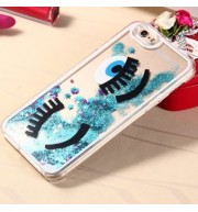 3D LIQUID BLINK FLOW QUICKSAND STYLE ANTI-SLIP BACK COVER CASE WITH TRANSPARENT FRAME FOR 