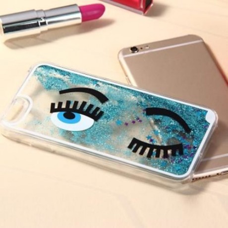 3D LIQUID BLINK FLOW QUICKSAND STYLE ANTI-SLIP BACK COVER CASE WITH TRANSPARENT FRAME FOR 