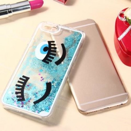 3D LIQUID BLINK FLOW QUICKSAND STYLE ANTI-SLIP BACK COVER CASE WITH TRANSPARENT FRAME FOR 