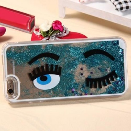 3D LIQUID BLINK FLOW QUICKSAND STYLE ANTI-SLIP BACK COVER CASE WITH TRANSPARENT FRAME FOR 