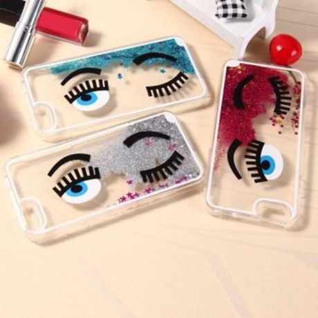 3D LIQUID BLINK FLOW QUICKSAND STYLE ANTI-SLIP BACK COVER CASE WITH TRANSPARENT FRAME FOR 