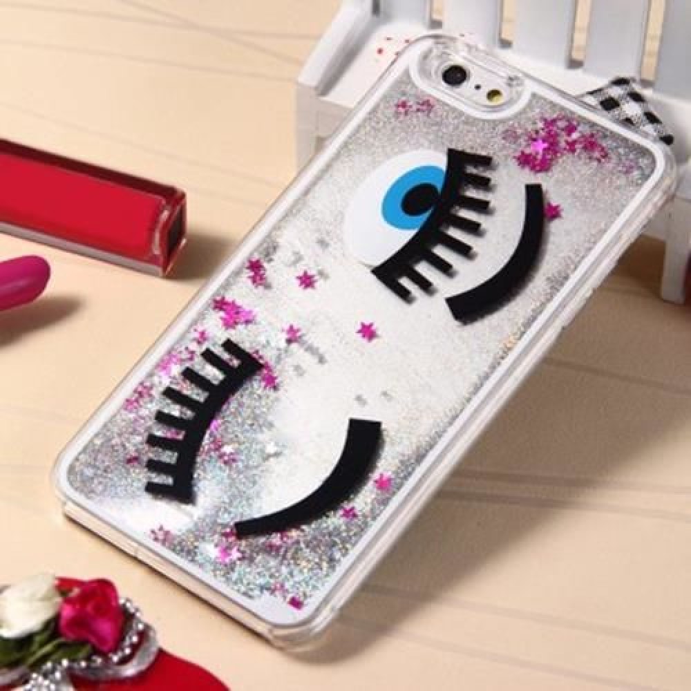 3D LIQUID BLINK FLOW QUICKSAND STYLE ANTI-SLIP BACK COVER CASE WITH TRANSPARENT FRAME FOR 
