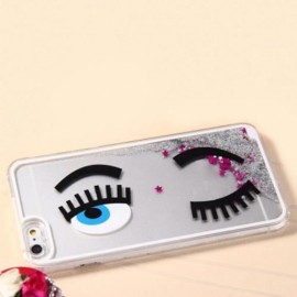 3D LIQUID BLINK FLOW QUICKSAND STYLE ANTI-SLIP BACK COVER CASE WITH TRANSPARENT FRAME FOR 