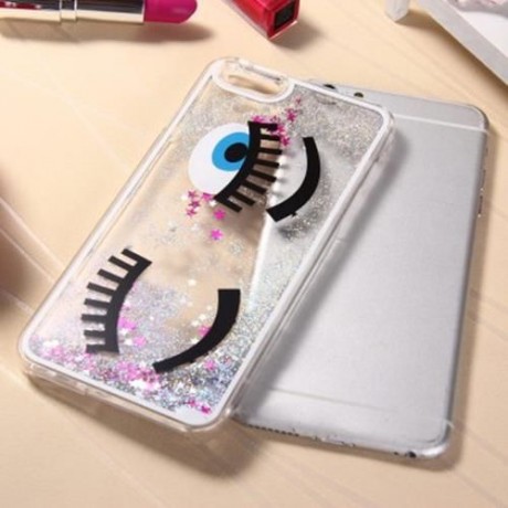 3D LIQUID BLINK FLOW QUICKSAND STYLE ANTI-SLIP BACK COVER CASE WITH TRANSPARENT FRAME FOR 
