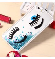 3D LIQUID BLINK FLOW QUICKSAND STYLE ANTI-SLIP BACK COVER CASE WITH TRANSPARENT FRAME FOR 