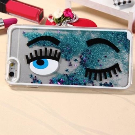 3D LIQUID BLINK FLOW QUICKSAND STYLE ANTI-SLIP BACK COVER CASE WITH TRANSPARENT FRAME FOR 