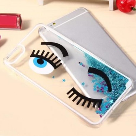 3D LIQUID BLINK FLOW QUICKSAND STYLE ANTI-SLIP BACK COVER CASE WITH TRANSPARENT FRAME FOR 