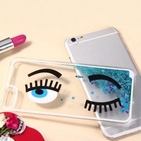3D LIQUID BLINK FLOW QUICKSAND STYLE ANTI-SLIP BACK COVER CASE WITH TRANSPARENT FRAME FOR 