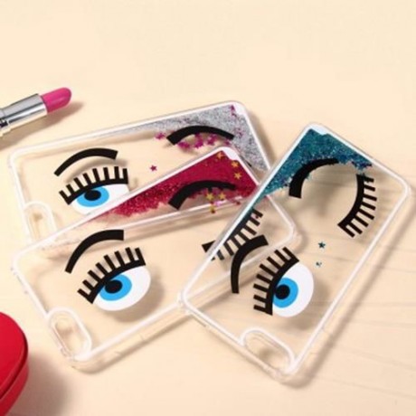 3D LIQUID BLINK FLOW QUICKSAND STYLE ANTI-SLIP BACK COVER CASE WITH TRANSPARENT FRAME FOR 