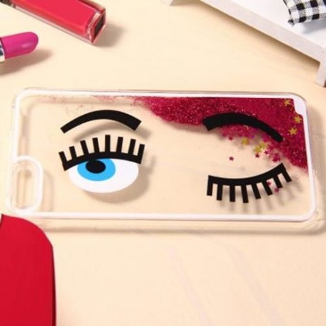 3D LIQUID BLINK FLOW QUICKSAND STYLE ANTI-SLIP BACK COVER CASE WITH TRANSPARENT FRAME FOR 