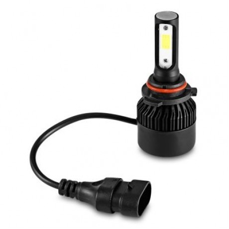 2PCS S2A 9006 / HB4 Car LED Headlight 9 - 30V 72W 6000K Front Lamp (BLACK)