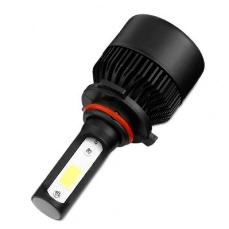 2PCS S2A 9005 / HB3 / H10 Car LED Headlight 9 - 30V 72W 6000K Front Lamp (BLACK)