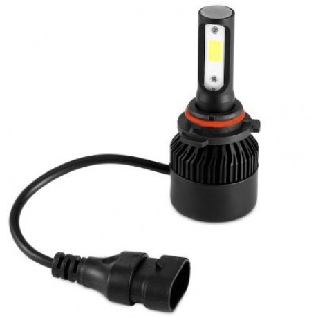 2PCS S2A 9005 / HB3 / H10 Car LED Headlight 9 - 30V 72W 6000K Front Lamp (BLACK)
