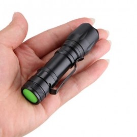 ZHISHUNJIA YH8338 600lm Cree XPE Q5 14500 Zoomable LED Flashlight (BLACK)